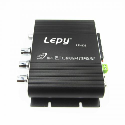 LepyLP-838 Channel Amplifier Stereo Subwoofer+P/supply VPinball Arcade Mame